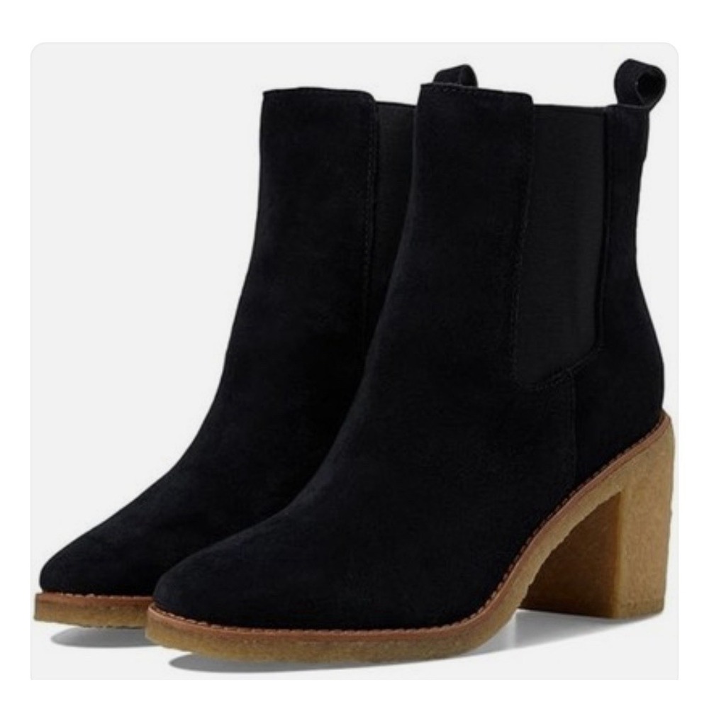 Lauren Ralph Lauren Marianna Boots Womens Black Suede Size 6.5